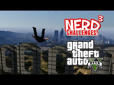 Nerd³ Challenges! Skyfall Golf! - GTA V