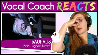 Vocal Coach reacts to Bauhaus - Bela Lugosi&#39;s Dead (Peter Murphy Live Coachella 2005)