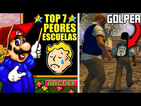 Las 7 PEORES Escuelas en los Videojuegos Video