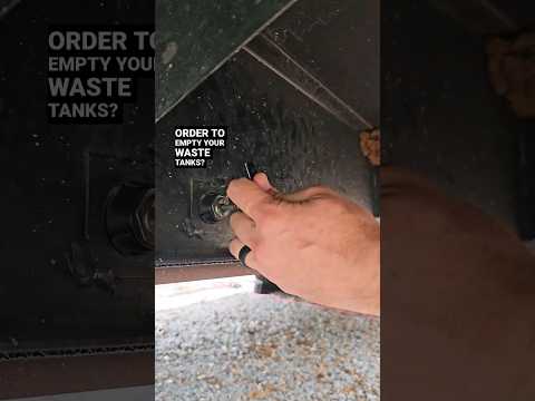 How To : Empty RV Waste Tanks