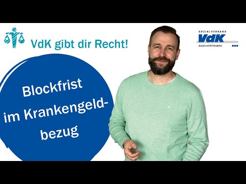 Block period for sick pay - VdK agrees! #34