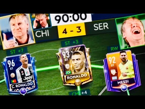 HIGHEST GOALS AND BEST WIN IN FIFA MOBILE 19 ! Icon Ronaldo , TOTY Ronaldo and Messi gameplay