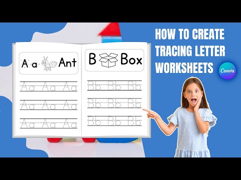 How To Create Tracing Letter In Canva