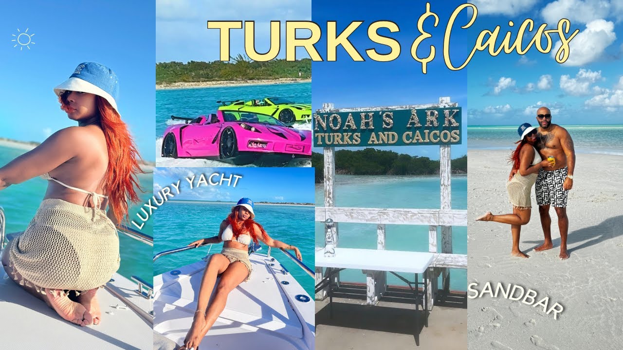 TURKS & CAICOS BAECATION VLOG | PRIVATE YACHT + NOAHS ARK + WHAT I GOT FOR MY BIRTHDAY