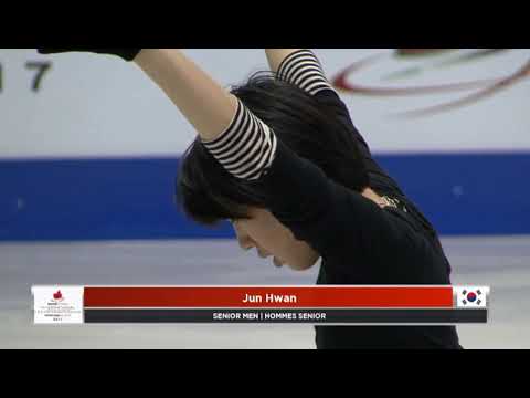 Jun Hwan CHA - SP / run throug Practice GPS Skate Canada 2017