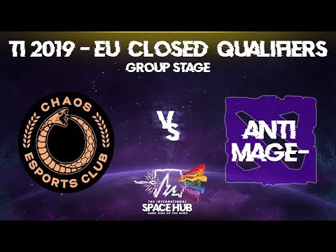 Chaos EC vs Anti-MagE- - TI9 EU Regional Qualifiers: Group Stage