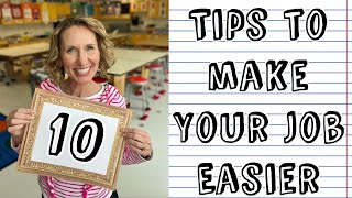 10 Tips to Make Your Job Easier -Elementary/Primary Art Teacher