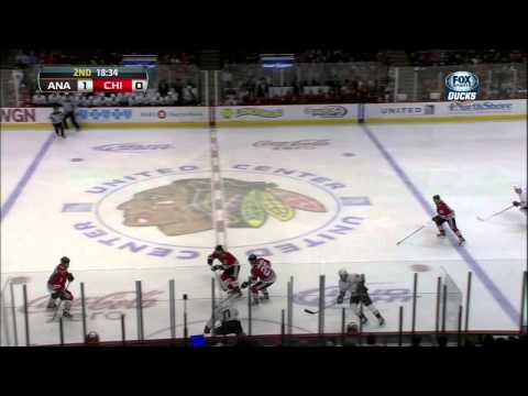 Corey Perry goal 1-0 Mar 29 2013 Anaheim Ducks vs Chicago Blackhawks NHL Hockey