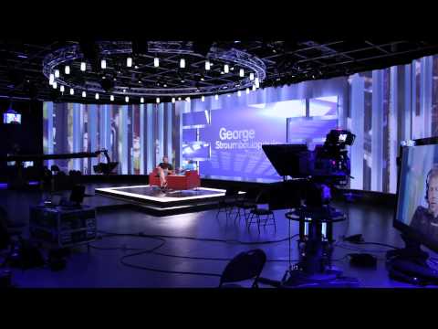Sneak Peek Time Lapse of Strombo's New Set | CBC