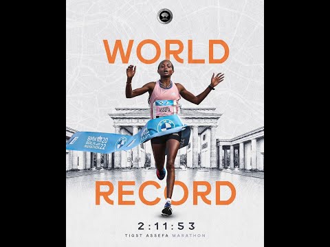 🔥🔥Tigist Assefa breaks women marathon WR in Berlin Marathon 🔥🔥