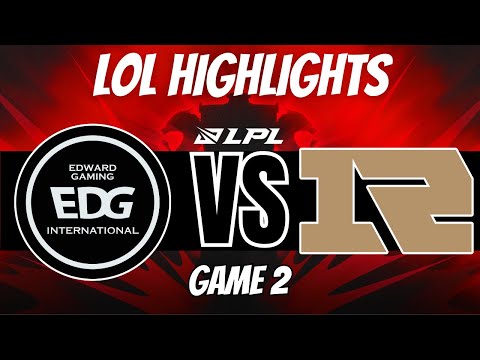 EDG vs RNG - Highlights - GAME 2 | LPL Summer 2023