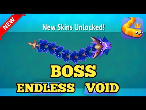 Wow! New Boss Endless Void Skin Unlocked! New Snakes In Space Event Gameplay #snakeio #snakegame