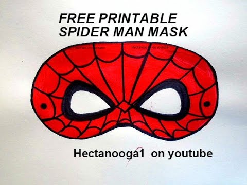 SPIDERMAN MASK -free Pdf Download - Instructables