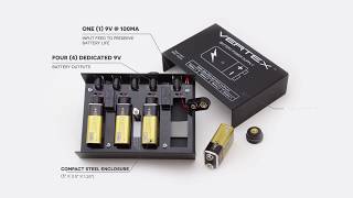 Video thumbnail for Vertex Battery Power Supply Overview by Vertex Effects