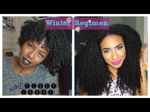 Winter hair care regimen and length check collab with Kelsey Janae Video