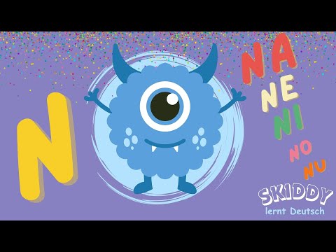Der Buchstabe N - Wörter mit Na, Ne, Ni, No, Nu lernen! | Silbentraining für Kinder