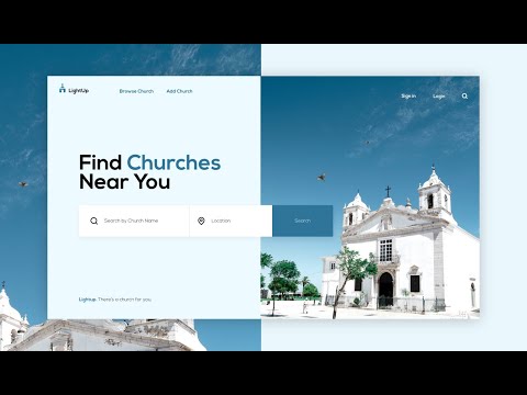 Design Landing Page UI Adobe Xd for Web  - Speed Art Tutorial