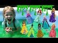 MagiClips and Glitter Gliders Slime Challenge ~ Maya's Playing with Princesses