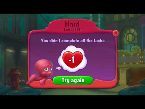 [FISHDOM Walkthrough] Level 5992 Hard (Qua màn - Fishdom)