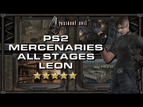 RE4 PS2 Mercenaries - Leon - All Stages