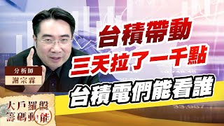 台積帶動 三天拉了一千點 台積電們能看誰 (圖)