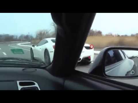 Ferrari 458 vs toyota supra