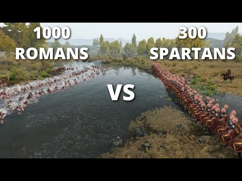 300 Spartans VS 1000 Romans | Huge Cinematic Battle | Mount & Blade 2: Bannerlord