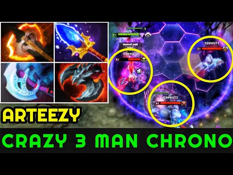 Arteezy [Faceless Void] Brutal Bash Lord Crazy Scepter Build 7.24 Dota 2