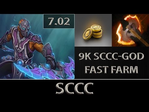 Sccc Anti-Mage Fast Farm ► 9K Sccc-God ► Dota 2 [7.02]