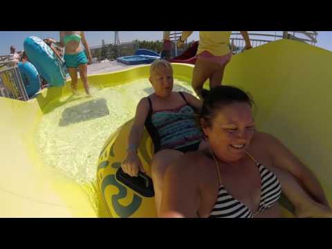 Nic n Jean on the Waterslides..