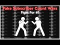 Fake Subscriber Count Wars - Top 50 Live Sub Count