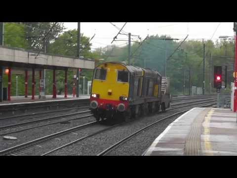 20304/20302 6K73 Sellafield - Crewe flask(s) thrash through Lancaster 27th May 2013