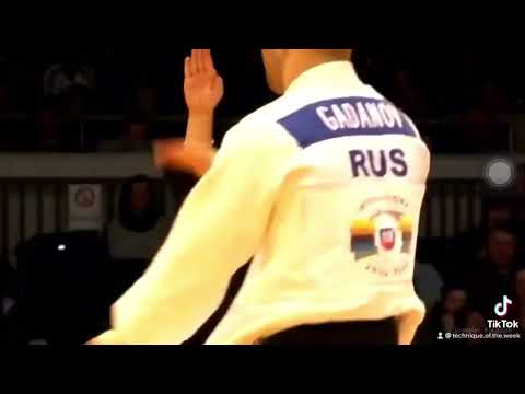 Ko uchi gake - highlights — judo technique demonstration