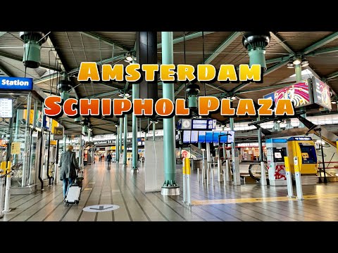AMSTERDAM SCHIPHOL AIRPORT | Schiphol Plaza Tour maio 2021 | #SchipholAirport