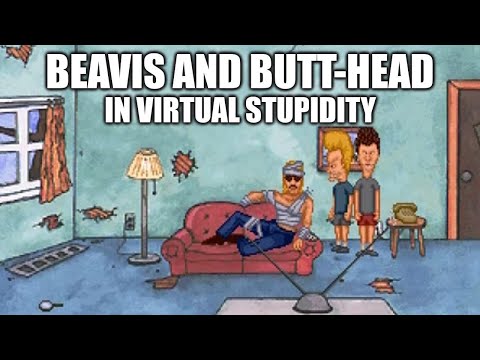 BEAVIS AND BUTT-HEAD IN VIRTUAL STUPIDITY Adventure Gameplay Walkthrough - No Commentary Playthrough