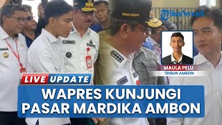 Kunjungan Kerja Sambangi Pasar Mardika Ambon, Wapres Gibran Disambut Hangat Ribuan Warga & Pedagang