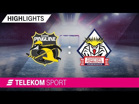 Krefeld Pinguine - Fischtown Pinguins Bremerhaven | 19. Spieltag, 18/19 | Telekom Sport