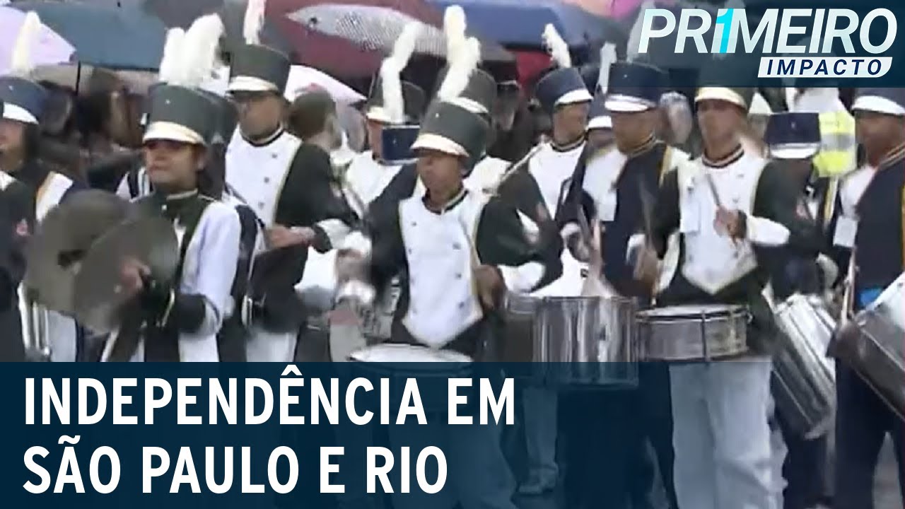 São Paulo e Rio celebram Independência com desfiles e tiros de canhão | Primeiro Impacto (07/09/22)