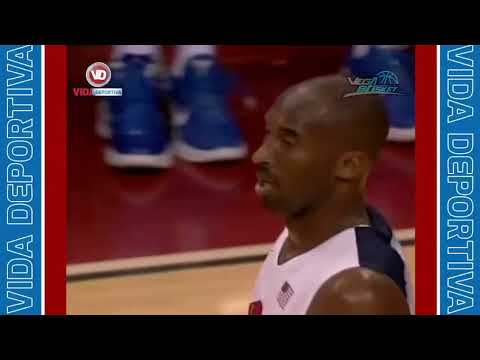 Jack Michael Martínez Vs Kobe Bryant partido de Fogueo 2012 República Dominicana Vs Dream Team USA
