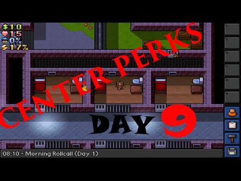The Escapists: Center Perks - Day 9 - RUN FOR IT!