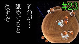 【スーパーマリオギャラクシー】鬼畜縛り実況#23　クリボーで死ぬ二人