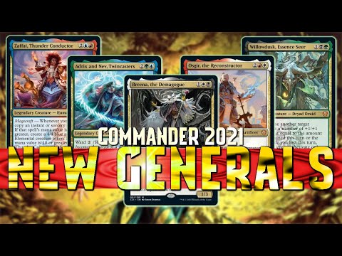 Commander 2021 Generals [Reviewing New Spoilers from Strixhaven Campus Tour Preview]