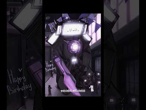 Happy birthday Titan TV: TV family Titan Tv; TVwoman; Large TVman in Skibidi toilet at the party🥳📺