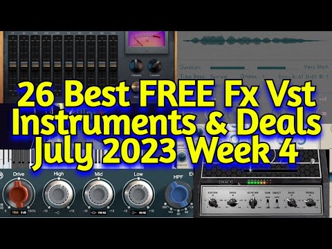 26 Best New FREE VST Plugins, Vst Instruments, Sample Packs & Best Plugin Deals - July 2023 Week 4