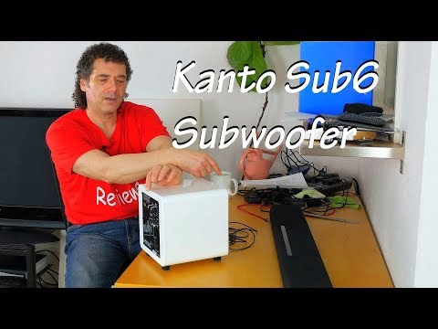 kanto sub6 subwoofer and yamaha yas 107 review - sound comparisons