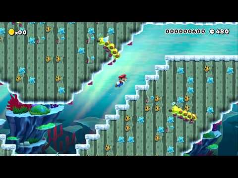 3-4 Lair of the Evil Wingworms by Marsford - SUPER MARIO MAKER - NO COMMENTARY 1bc 1bc