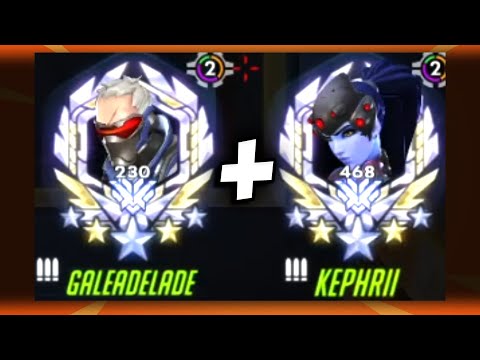Gale Soldier 76 and Kephrii Widow! Insane Duo! [ Overwatch Season 28 Top 500 ]
