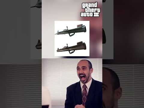 Evolution of *REAL WEAPONS IN GTA 3* of GTA games (2001-2013)🤯 #shorts #gta #gtaevolution