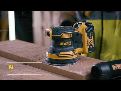 Miniatura del vídeo: DeWalt DCW210 (excéntrica 18V Ø125)