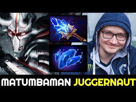 MATUMBAMAN Juggernaut 0 Death with Scepter + Aghanim shard Build